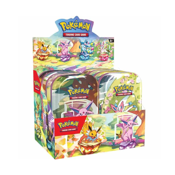 Pokemon TCG : Pokémon Prismatic Mini Tins (1 Box) (Styles Vary)