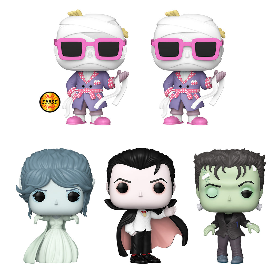 funko universal monsters Funko POP! Animation: Universal Monsters- Bundle of 5 w/ Chase (Anime) – vRare