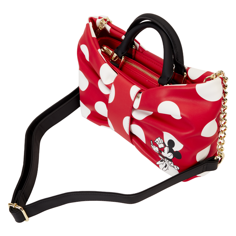 🔥Loungefly Disney Minnie Mouse Crossbody Red Bow Polka Dots Purse Bag NEW  NWT | eBay