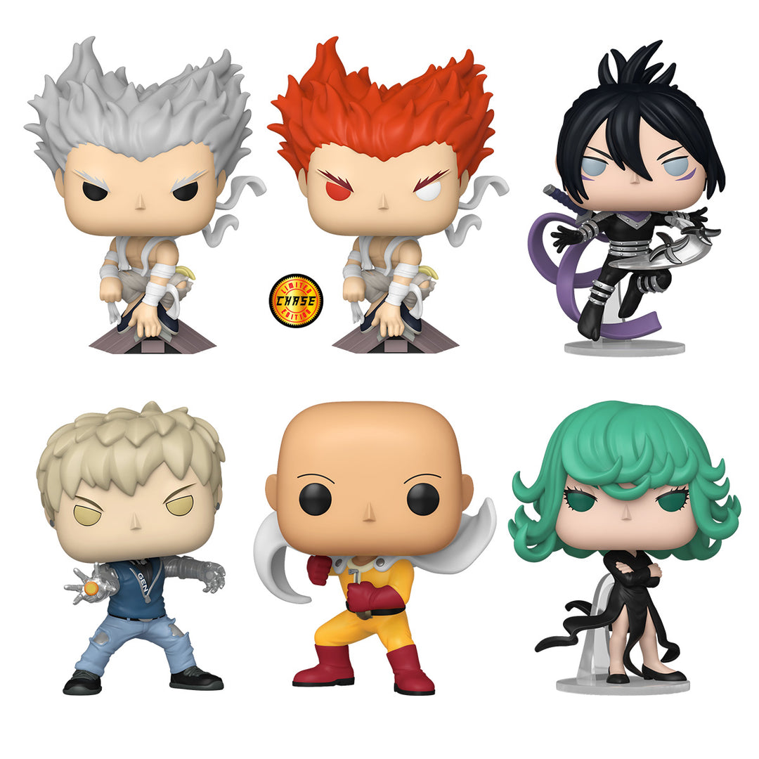 Funko POP! Animation: One Punch Man - Bundle of 6 w/ Chase (Pre order)