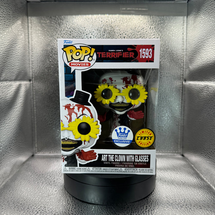 POP Horror: Terrifier -Art the Clown w Glasses CHASE Funko Shop Exclusive