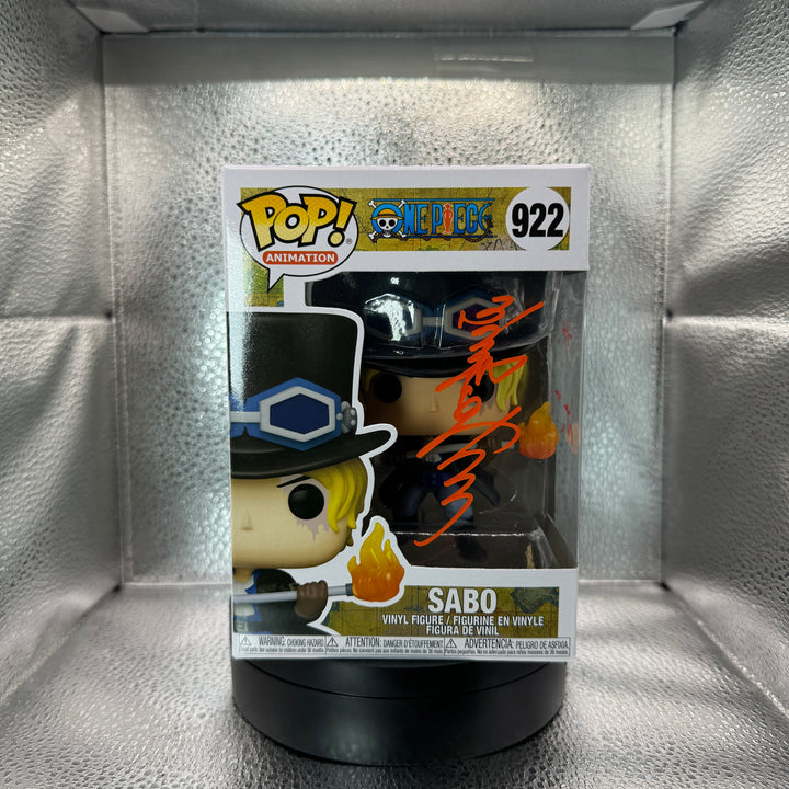 POP Animation: Sabo Signed by Toru Furuya (Orange) (Original Japanese Voice Actor) MAS Authenticated