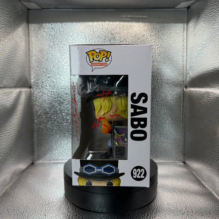 POP Animation: Sabo Signed by Toru Furuya (Orange) (Original Japanese Voice Actor) MAS Authenticated