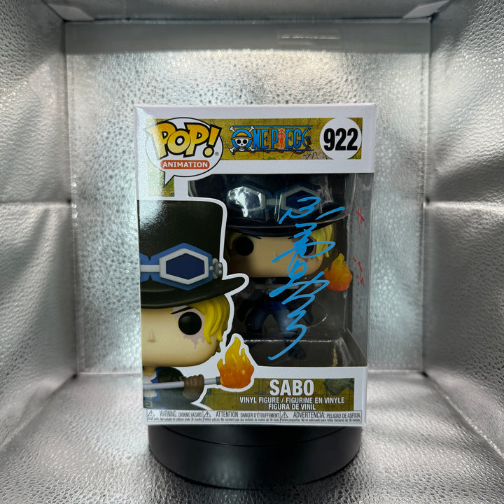 POP Animation: Sabo Signed by Toru Furuya (BLUE) (Original Japanese Voice Actor) MAS Authenticated