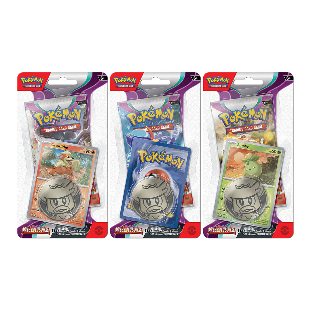 Pokemon TCG : Scarlet and Violet - Paldea Evolved Checklane Blister (1 vRare Pokemon TCG : Scarlet and Violet - Paldea Evolved Checklane Blister (1 vRare