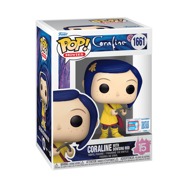 POP Movies: Coraline - Coraline w/ Dowsing Rod Shared Convention Exclusive