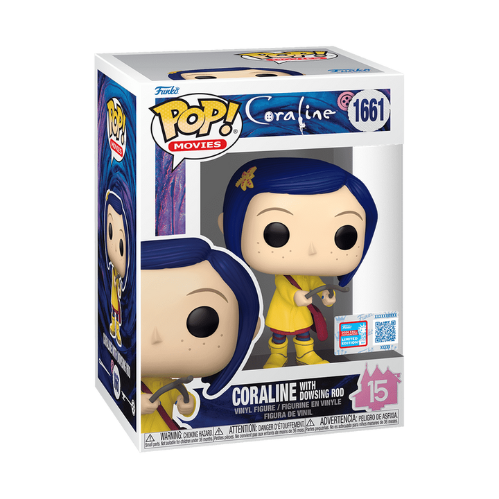 POP Movies: Coraline - Coraline w/ Dowsing Rod Shared Convention Exclusive