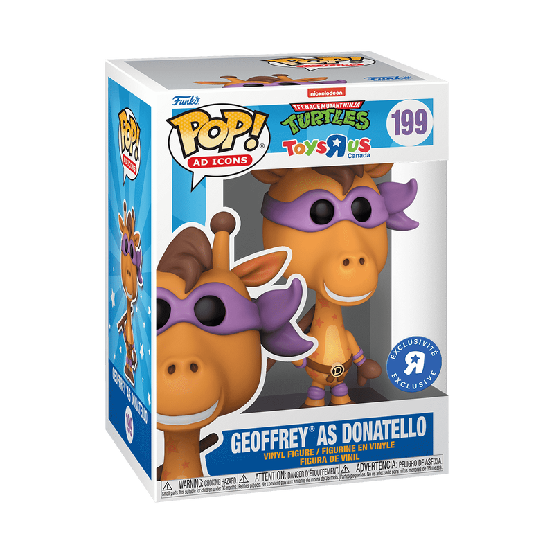 POP Ad Icons: Geoffrey as Donatello Canada Toys R Us Exclusive