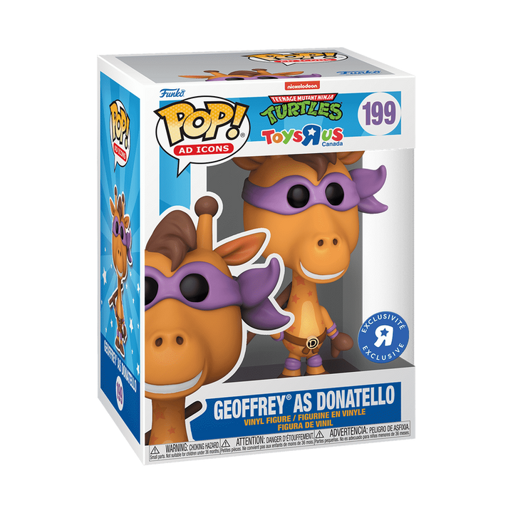 POP Ad Icons: Geoffrey as Donatello Canada Toys R Us Exclusive