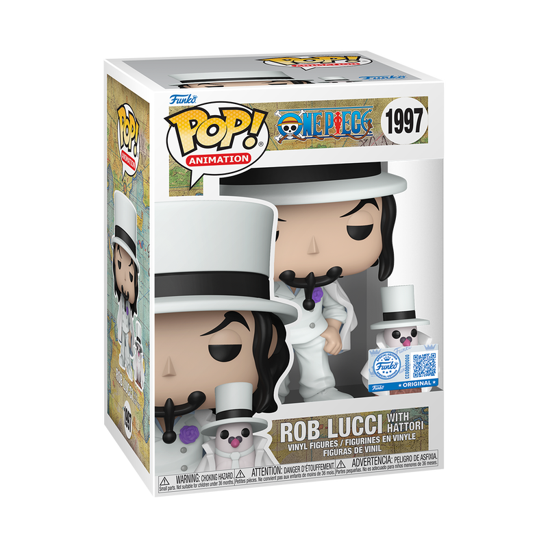 POP Animation: One Piece - Rob Lucci w/ Hattori Toy Temple Exclusive (Common) (Toy Temple Sticker)
