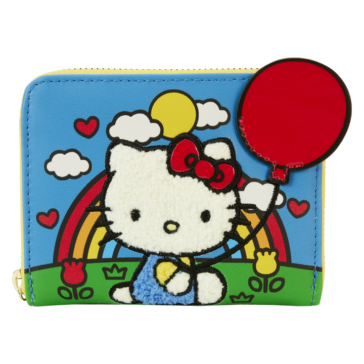 Loungefly Hello Kitty 50th Anniversary Chenille Zip Around Wallet