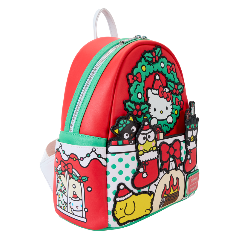 Loungefly Sanrio Hello Kitty & Friends Holiday Fire Place Mini Backpack