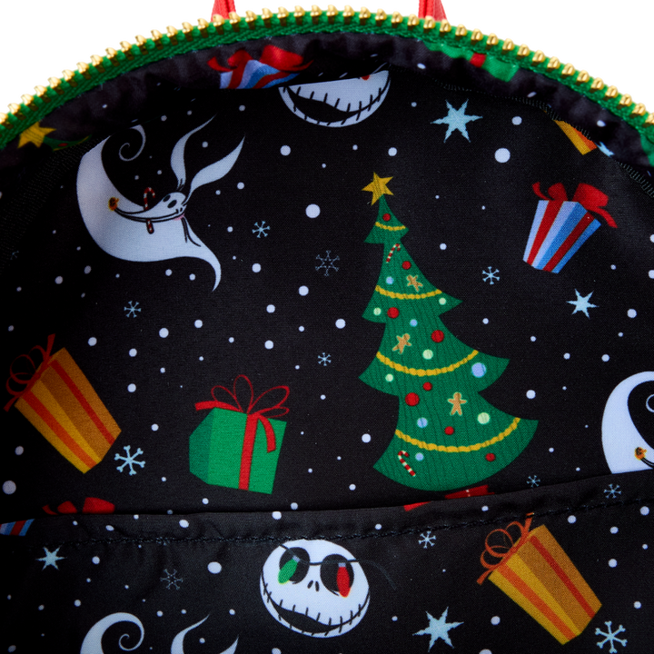 Loungefly The Nightmare Before Christmas Jack Skellington String Light Up Glow Mini Backpack