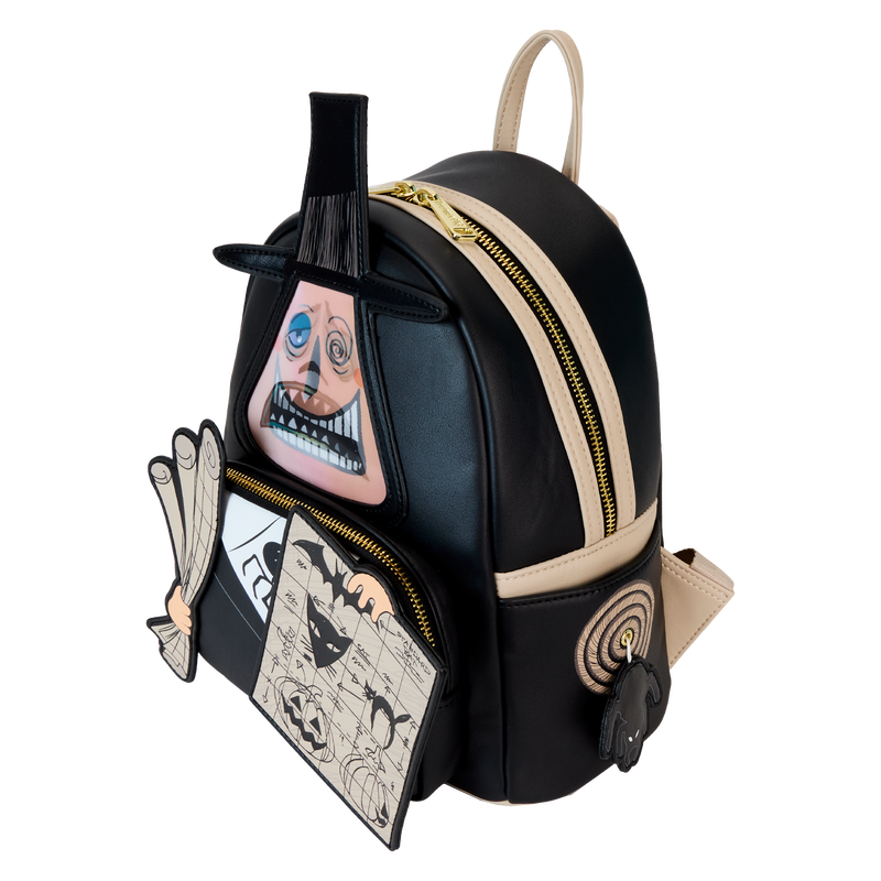 Loungefly The Nightmare Before Christmas Mayor with Plans Cosplay Lenticular Mini Backpack