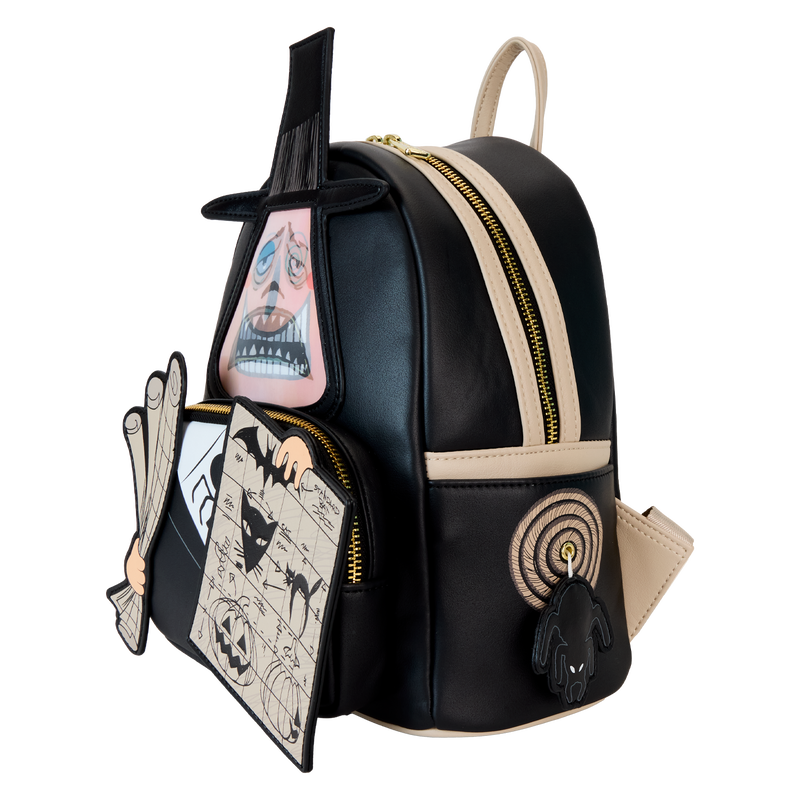 Loungefly The Nightmare Before Christmas Mayor with Plans Cosplay Lenticular Mini Backpack