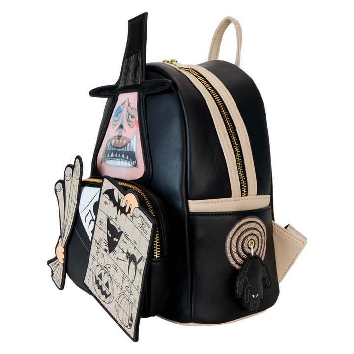 Loungefly The Nightmare Before Christmas Mayor with Plans Cosplay Lenticular Mini Backpack