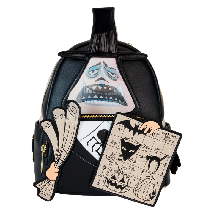 Loungefly The Nightmare Before Christmas Mayor with Plans Cosplay Lenticular Mini Backpack