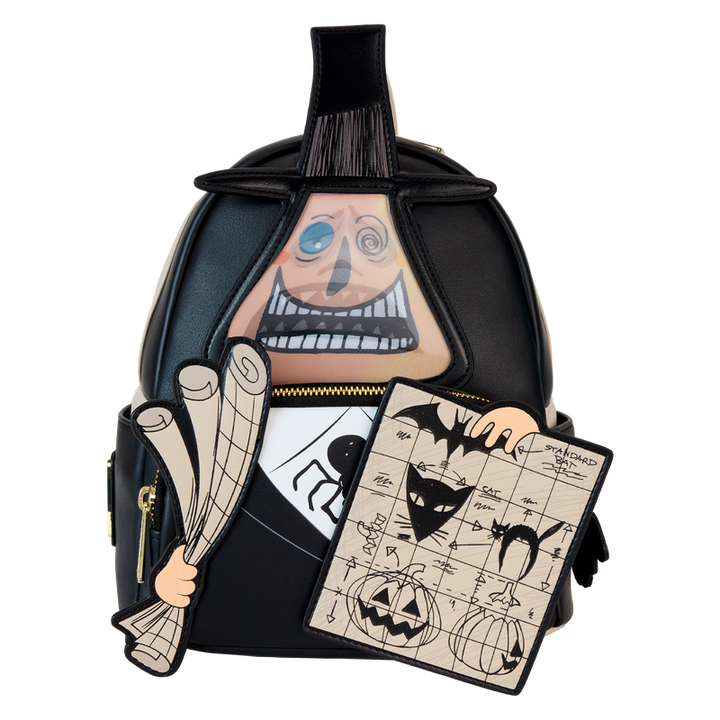 Loungefly The Nightmare Before Christmas Mayor with Plans Cosplay Lenticular Mini Backpack