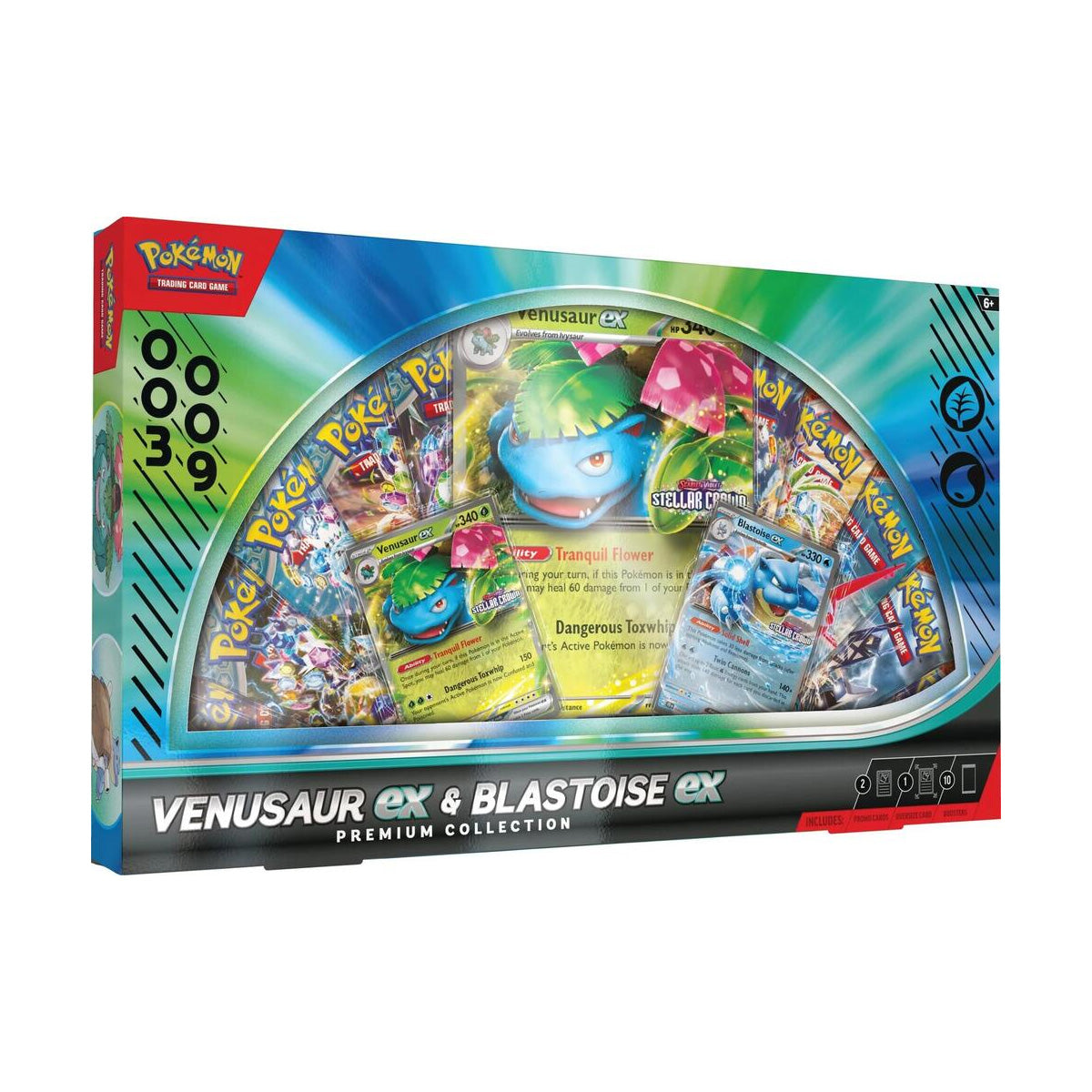 Pokemon TCG : Pokémon Venusaur Ex & Blastoise Ex Premium