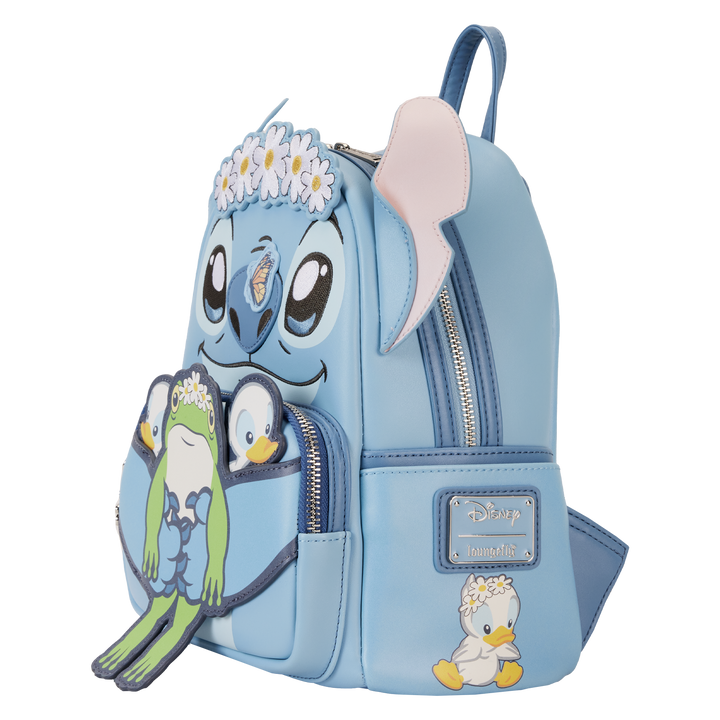 Loungefly Disney Lilo and Stitch Springtime Stitch Cosplay Mini Backpack