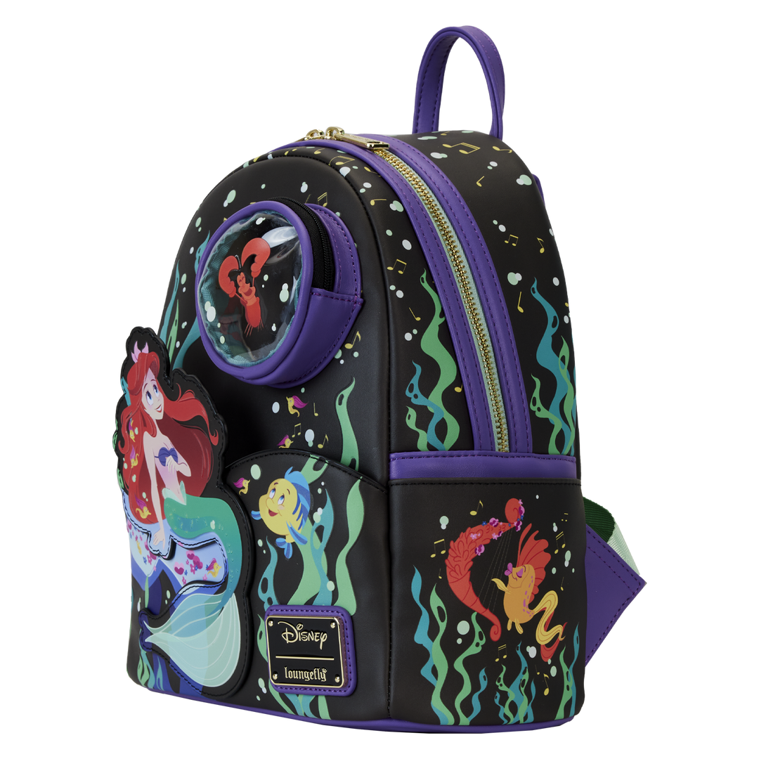 Loungefly Disney The Little Mermaid 35th Anniversary Life Is The Bubbles Mini Backpack