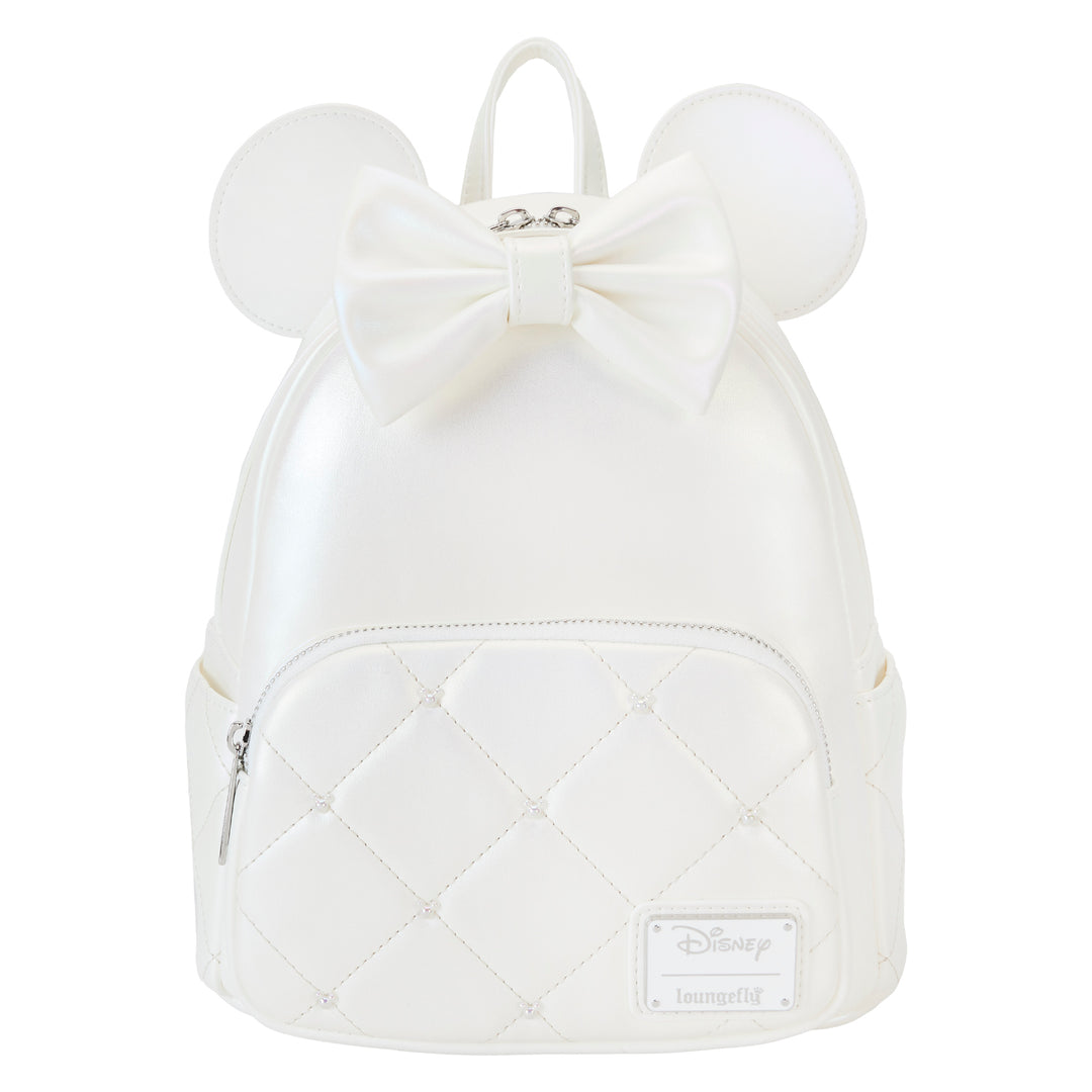 Loungefly Minnie Mouse Iridescent Wedding Mini Backpack