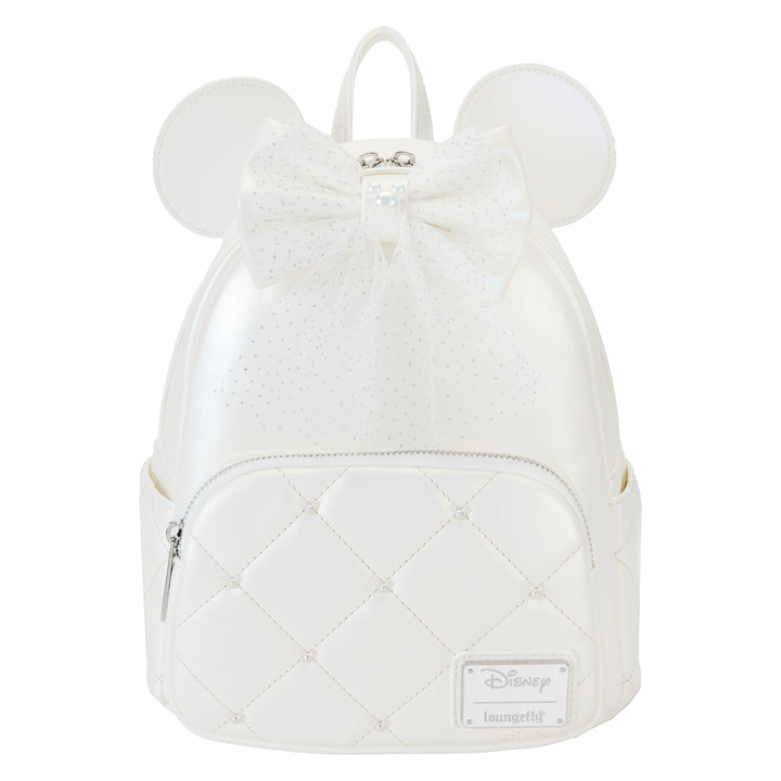 Loungefly Minnie Mouse Iridescent Wedding Mini Backpack