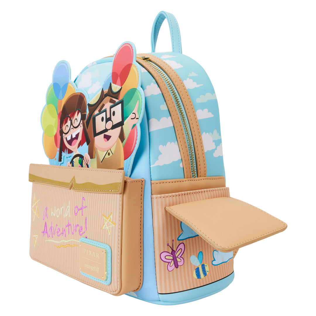 Loungefly Pixar UP 15th Anniversary Spirit of Adventure Mini Backpack