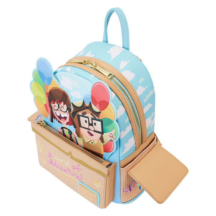 Loungefly Pixar UP 15th Anniversary Spirit of Adventure Mini Backpack