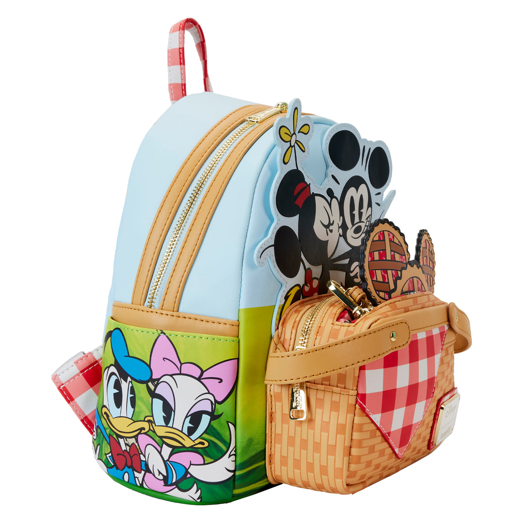 Loungefly Mickey & Friends Picnic Basket Mini Backpack