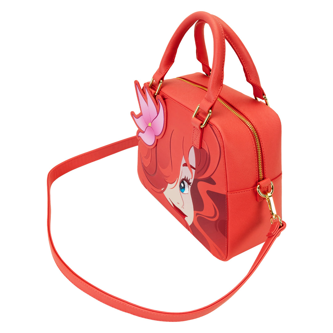 Loungefly Disney The Little Mermaid 35th Anniversary Ariel Face Crossbody Bag