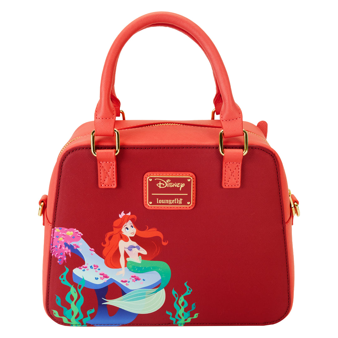 Loungefly Disney The Little Mermaid 35th Anniversary Ariel Face Crossbody Bag