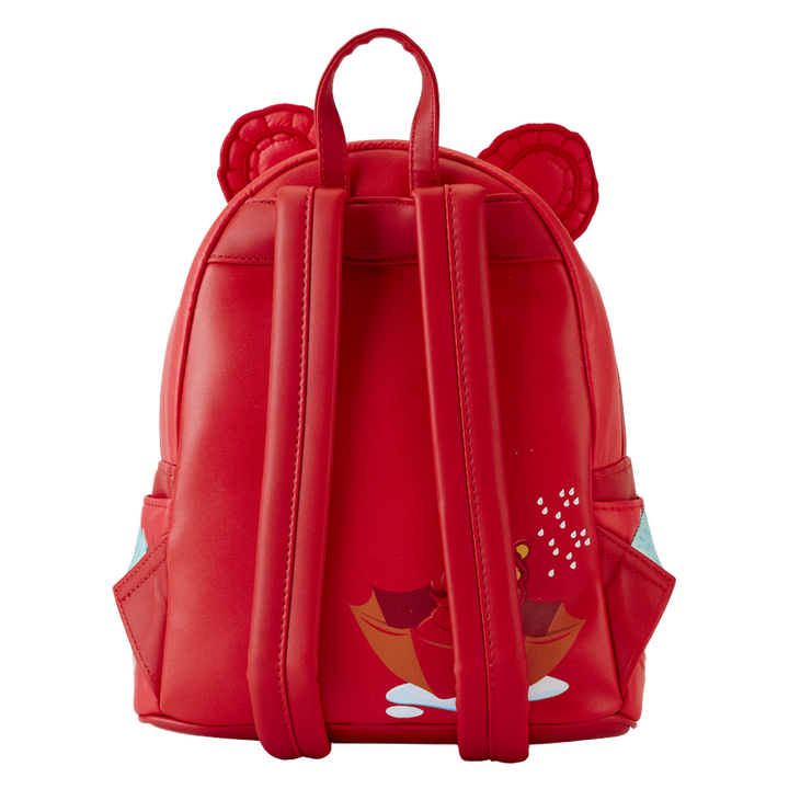 Loungefly Winnie the Pooh Rainy Day Puffer Jacket Cosplay Mini Backpack