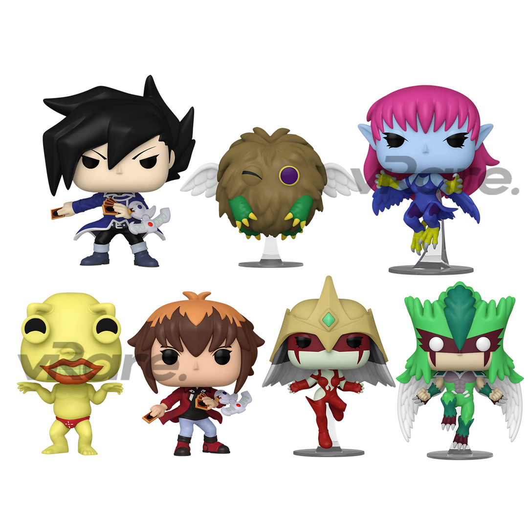 POP Animation: Yu-Gi-Oh! - Bundle of 7 (Pre Order) Chazz - Harpie - Elemental Heroes - Ojama - Kuriboh - Jaden