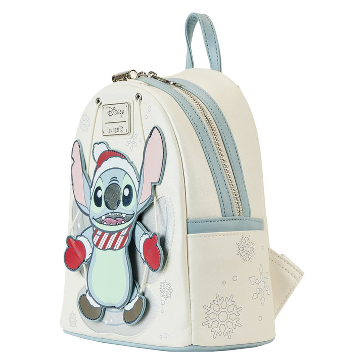 Loungefly Snow Angel Stitch Cosplay Mini-Backpack