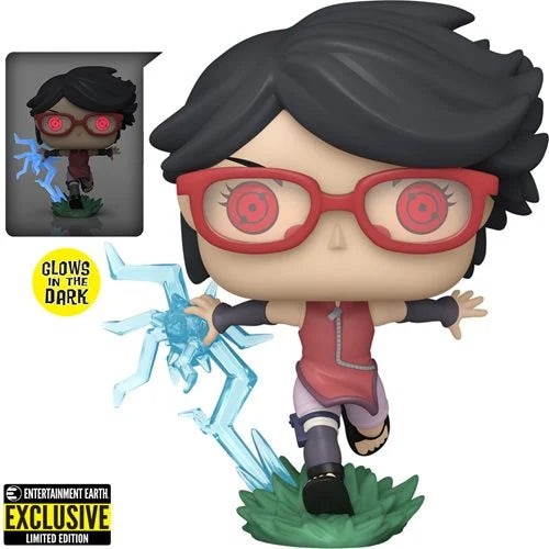 POP Animation: Boruto Next Generations - Sarada w/ Sharingan (GLOW) Entertainment Earth Exclusive