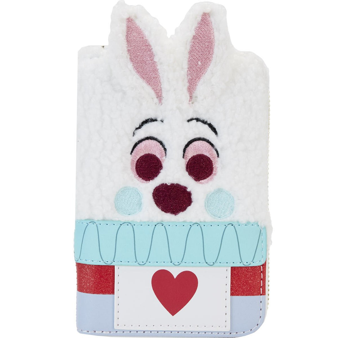 Loungefly Alice in Wonderland White Rabbit Cosplay Zip-Around Wallet