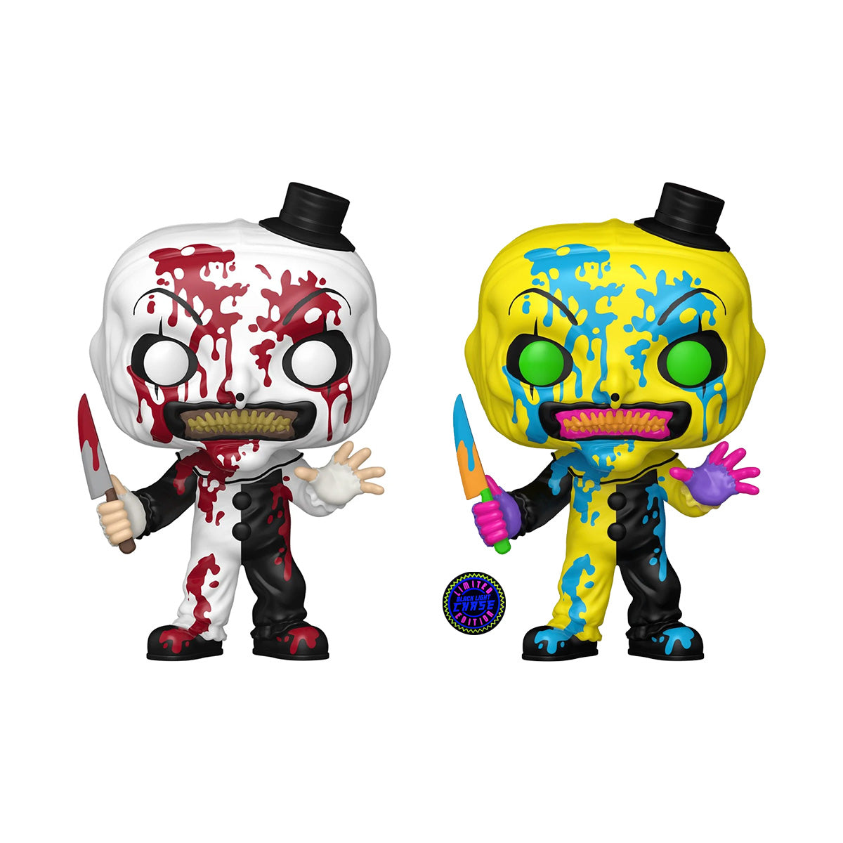 POP Horror: Terrifier 3 - Art the Clown (Bloody) Chase Blacklight