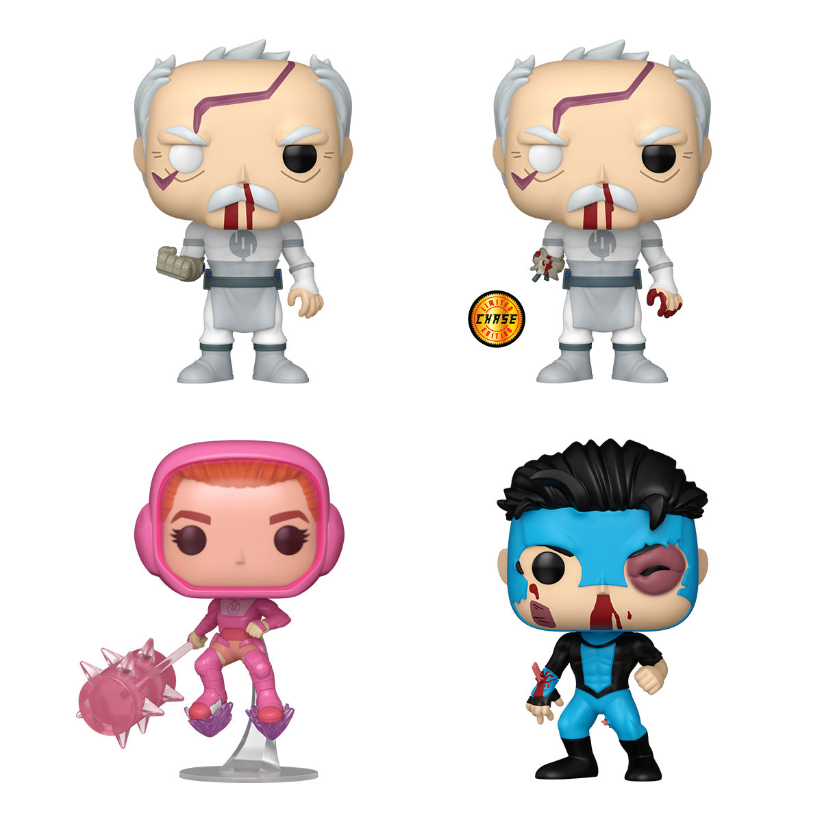 Invincible Train Funko Funko POP! Television: Invincible - Bundle of 4 w/ Chase (Pre Order ...