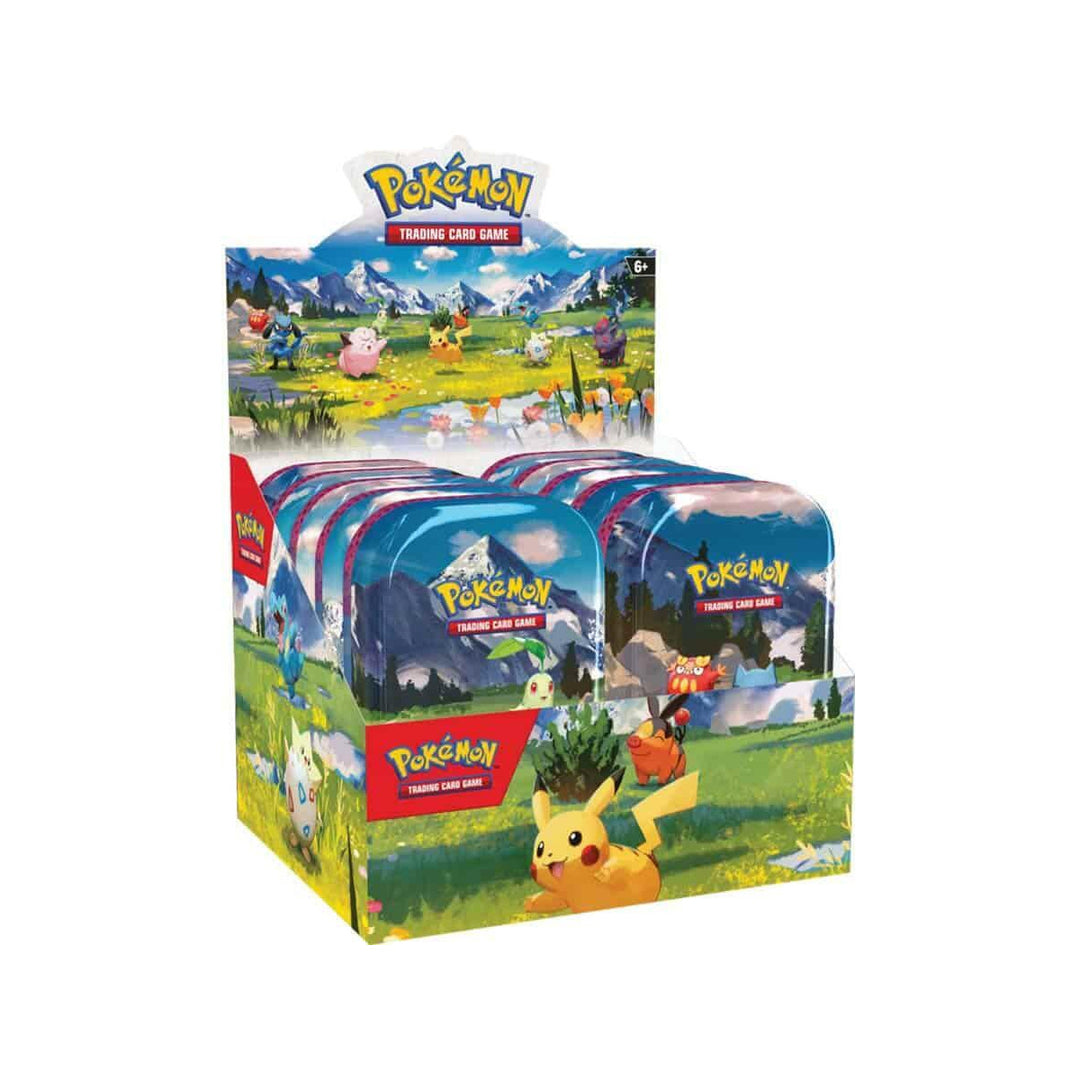 Pokemon Tins & Poke Ball Display - vRareStore Pokemon Tins & Poke Ball Display - vRareStore