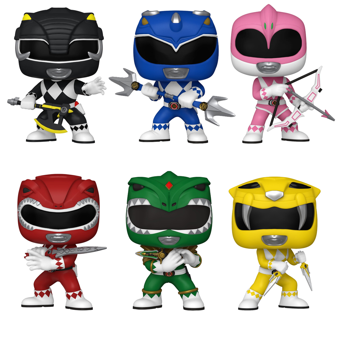 POP Television: Mighty Morphin Power Rangers - Bundle of 6 30th Anniversary
