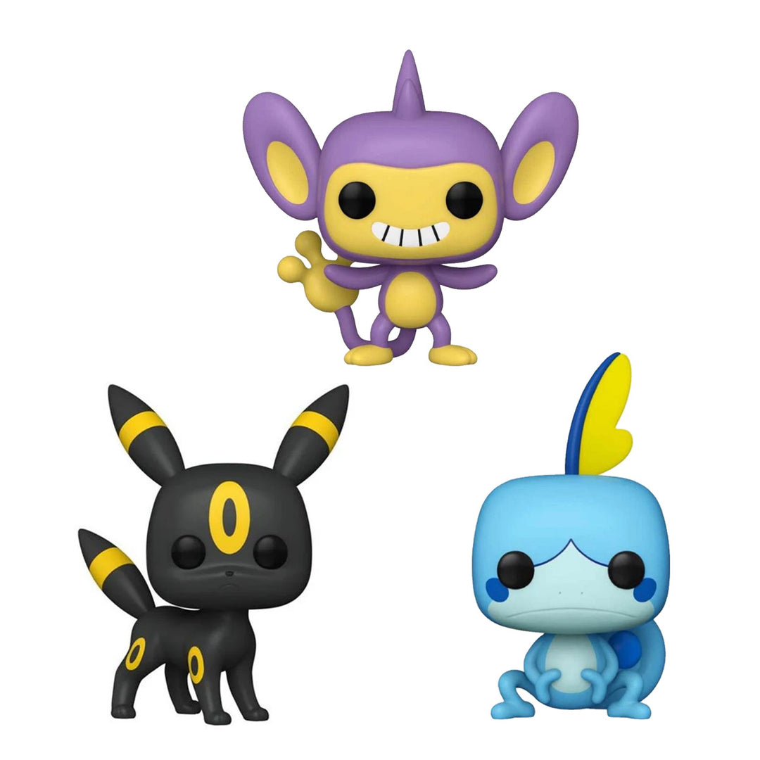 POP Games: Pokémon - Aipom, Sobble, Umbreon Bundle of 3