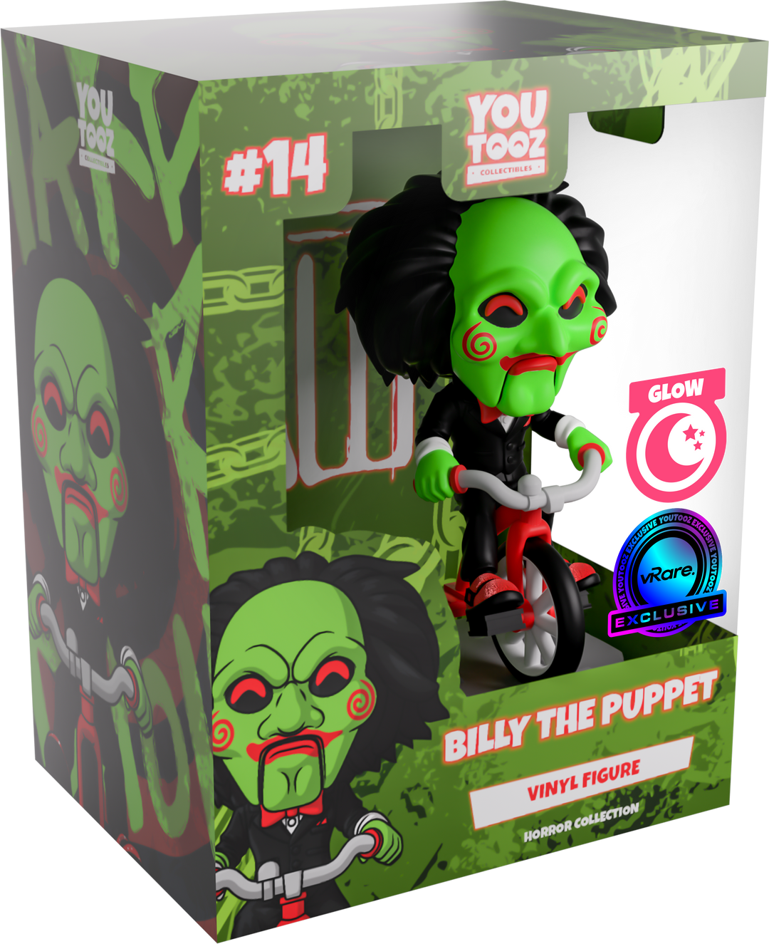 Youtooz : Saw - Billy the Puppet (GLOW) vRare Exclusive LE 1000