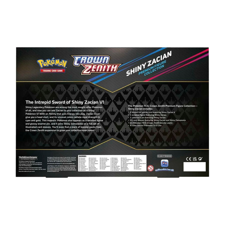 Pokémon TCG : Crown Zenith Premium Figure Collection (Shiny Zacian)