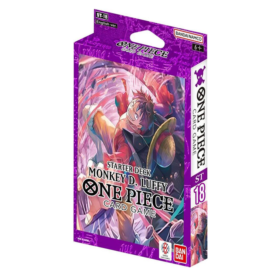 One Piece TCG: Purple - Monkey.D.Luffy Starter Deck ST-18 vRare One Piece TCG: Purple - Monkey.D.Luffy Starter Deck ST-18 vRare