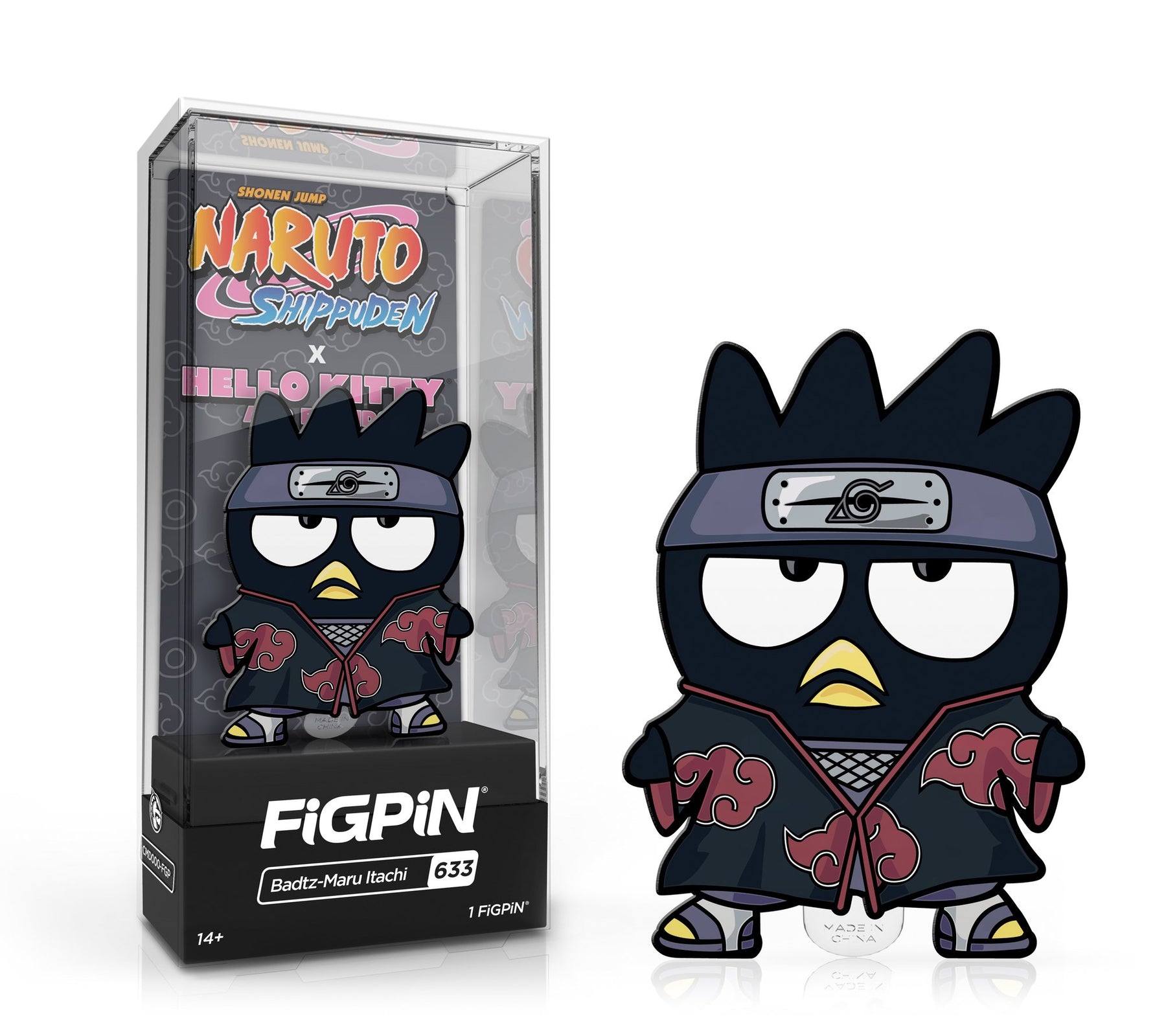 Naruto x Hello Kitty : Badtz-Maru Itachi FiGPiN #633 – vRare Naruto x Hello Kitty : Badtz-Maru Itachi FiGPiN #633 – vRare