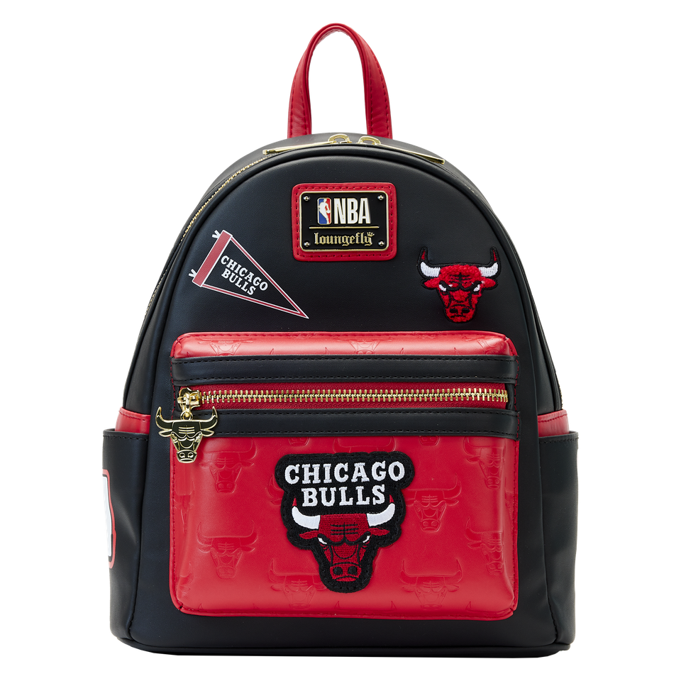 Loungefly NBA Chicago Bulls Patch Icons Mini Backpack – vRare
