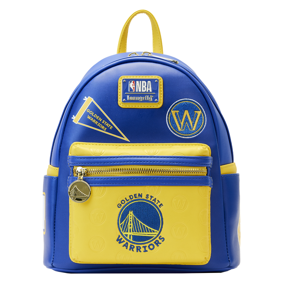 Loungefly NBA Golden State Warriors Patch Mini Backpack – vRare