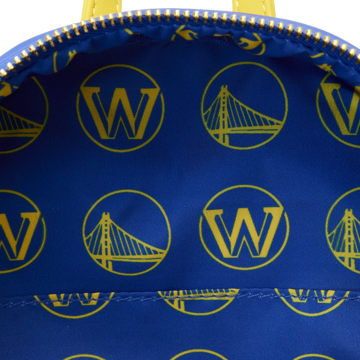 Loungefly NBA Golden State Warriors Patch Mini Backpack