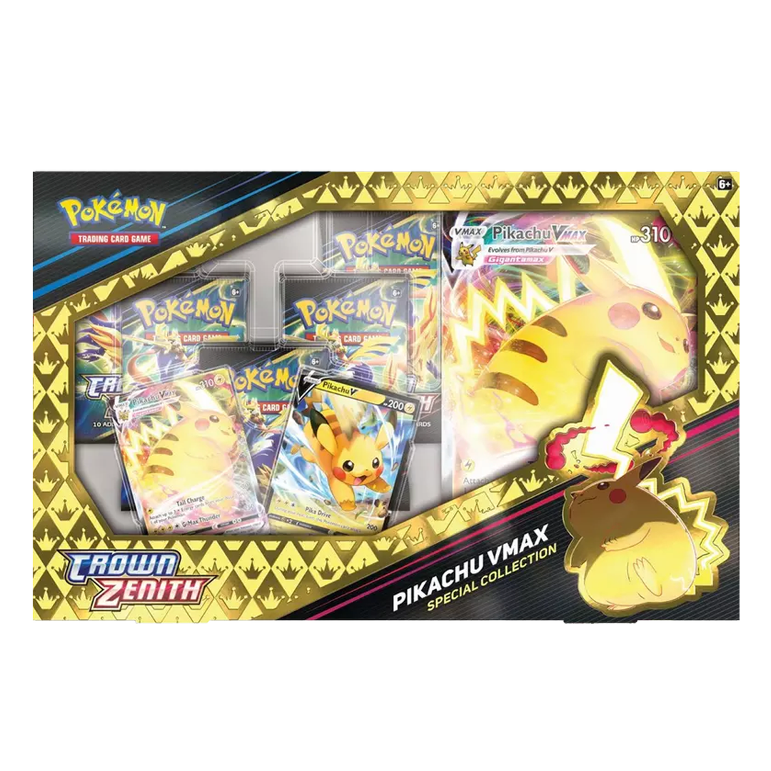 Pokemon TCG : Crown Zenith Pikachu VMAX Special Collection – vRare